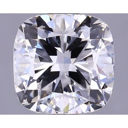 Diament laboratoryjny bezbarwny szlif poduszkowy brylantowy, 1.38ct, VVS2, F, IGI LG618476858